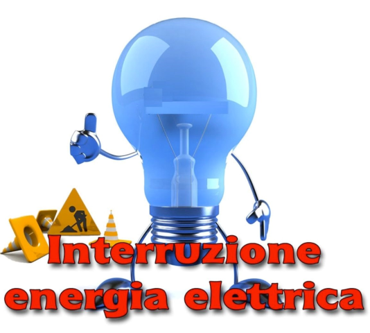 Avviso di interruzione energia elettrica